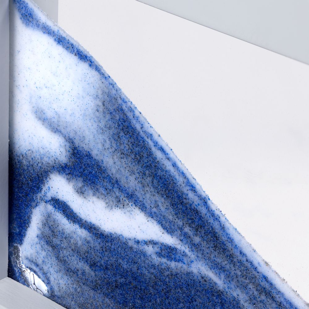 Песочная картина-антистресс Zenscape, белая с синим — изображение 5