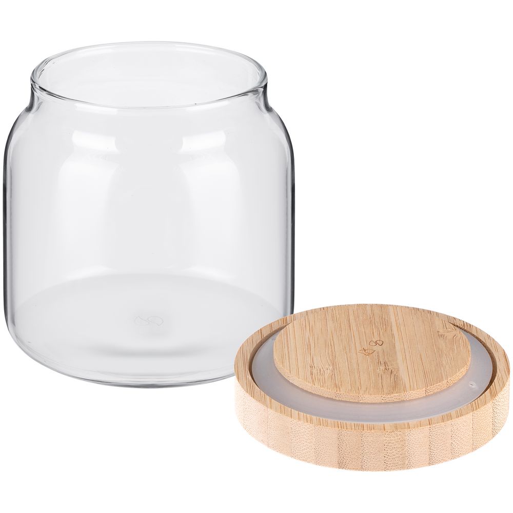 Банка с бамбуковой крышкой Woody S — изображение 3