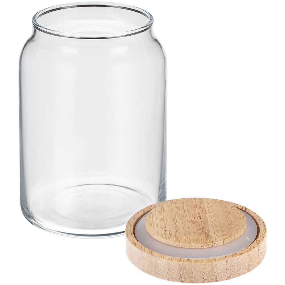 Банка с бамбуковой крышкой Woody M — изображение 3