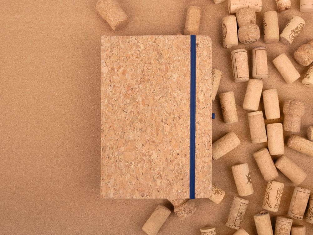 Блокнот Corkfolio, синий — изображение 2