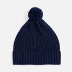 Шапка Catch Match с помпоном, темно-синяя