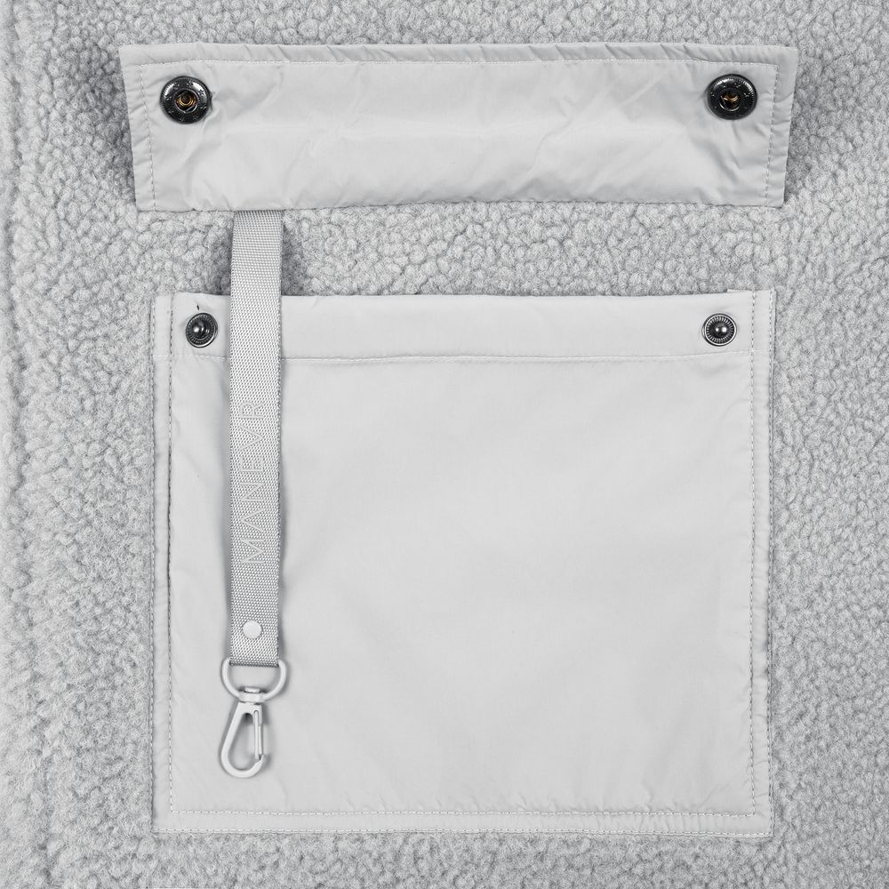 Куртка унисекс Oblako, светло-серая — изображение 8