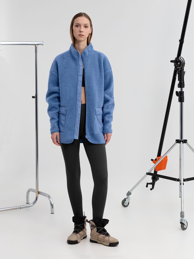 Куртка унисекс Oblako, голубая — изображение 9