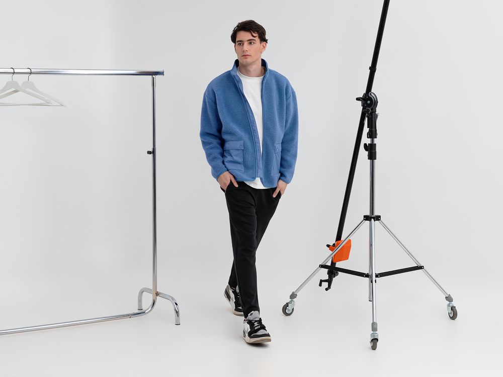 Куртка унисекс Oblako, голубая — изображение 11