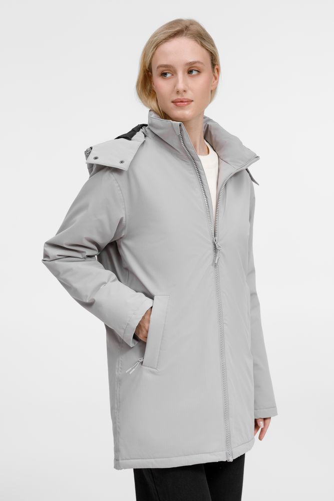 Куртка-парка унисекс Sfera, светло-серая — изображение 16