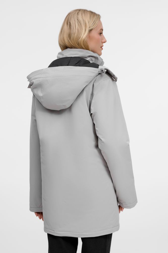 Куртка-парка унисекс Sfera, светло-серая — изображение 15