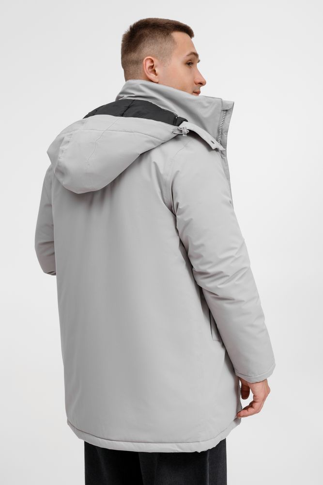 Куртка-парка унисекс Sfera, светло-серая — изображение 18