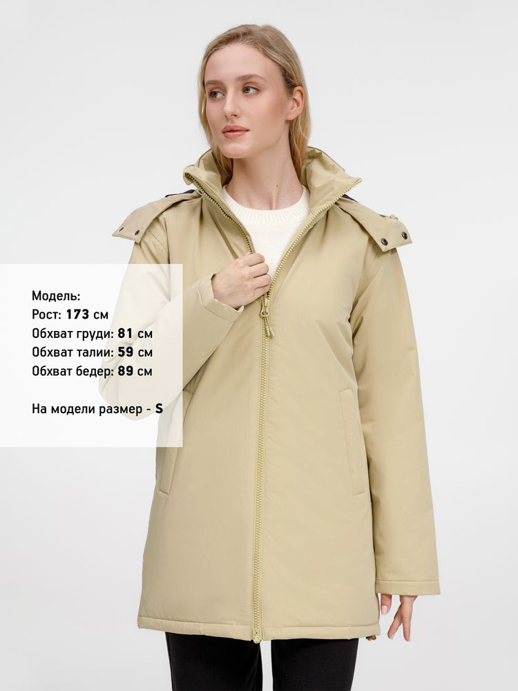 Куртка-парка унисекс Sfera, бежевая — изображение 17