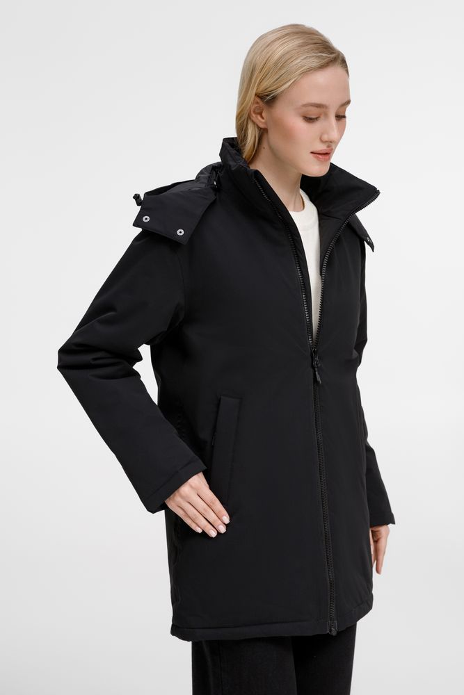 Куртка-парка унисекс Sfera, черная — изображение 20