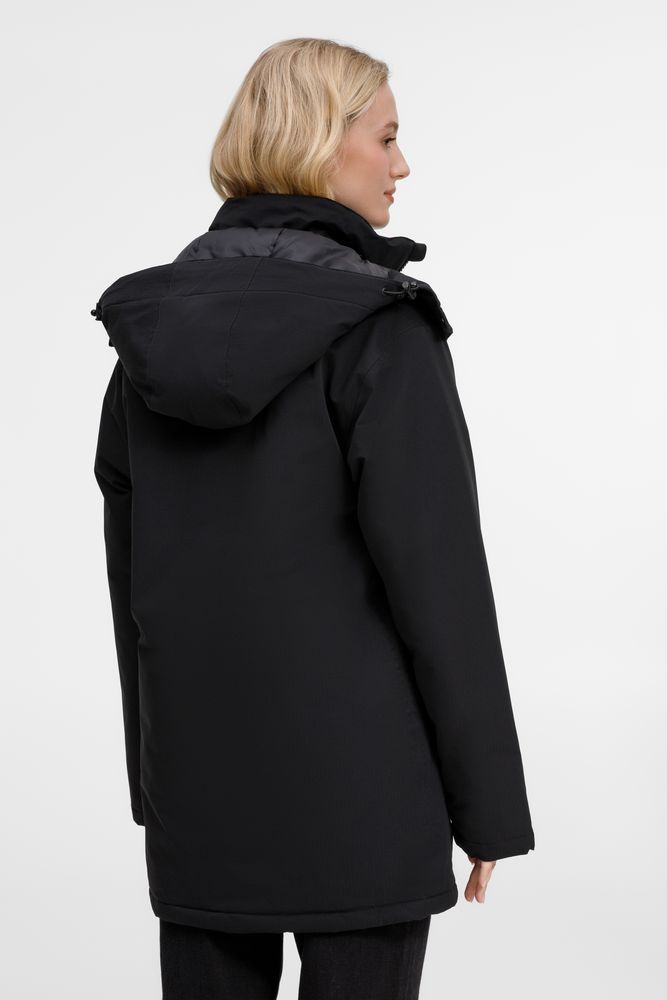 Куртка-парка унисекс Sfera, черная — изображение 19