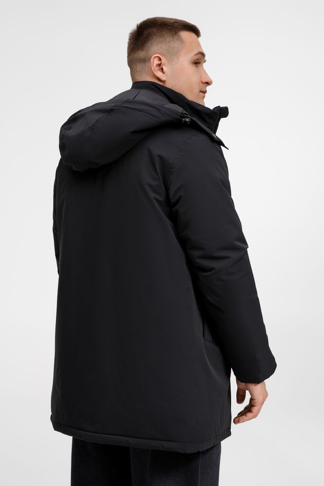 Куртка-парка унисекс Sfera, черная — изображение 15