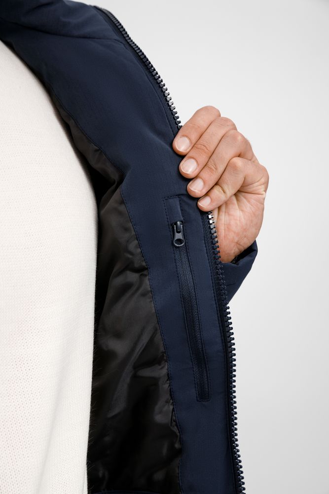 Куртка-парка унисекс Sfera, темно-синяя — изображение 19