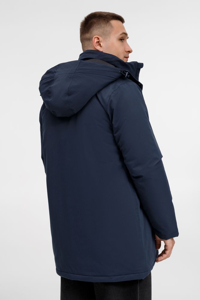 Куртка-парка унисекс Sfera, темно-синяя — изображение 15