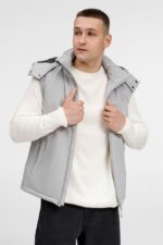 Жилет унисекс Sfera, светло-серый
