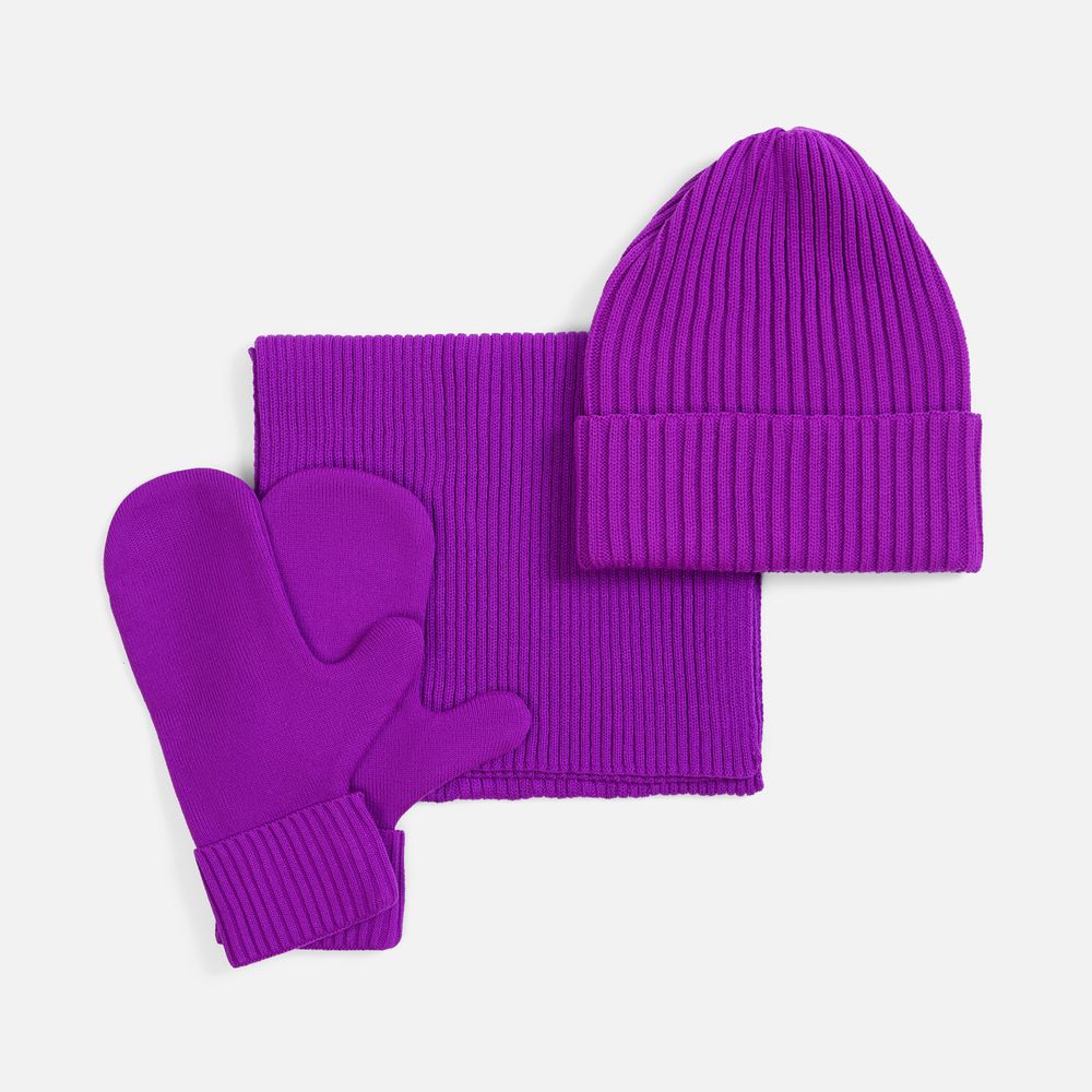 Шарф Yong, фиолетовый — изображение 2