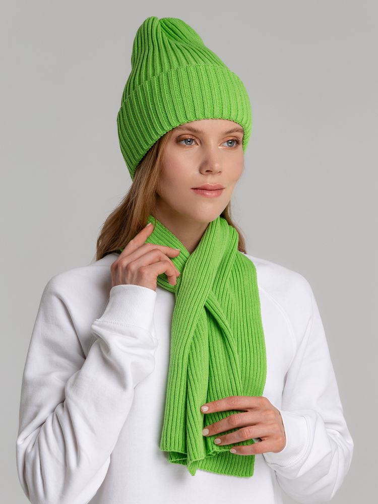 Шапка Yong, светло-зеленая (салатовая) — изображение 4