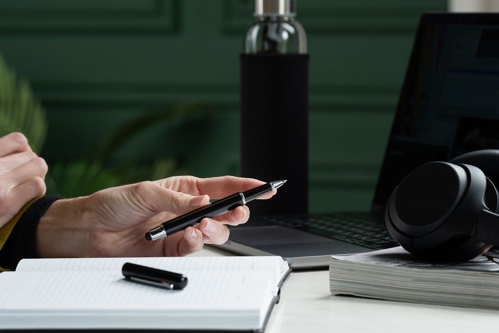 Роллер Scribo со стилусом, матовый серый — изображение 8