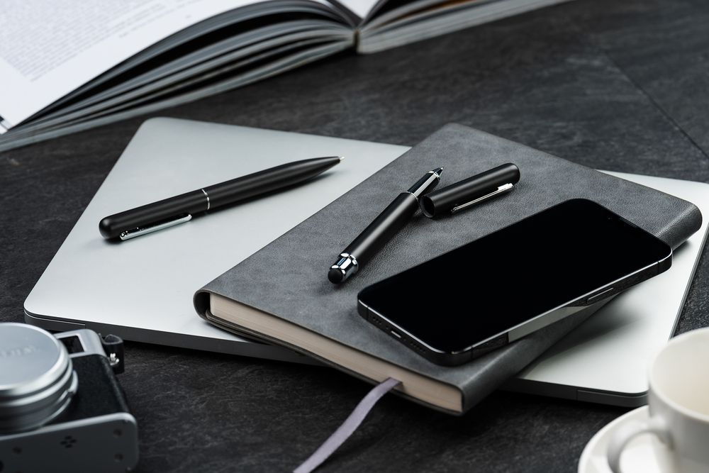 Роллер Scribo со стилусом, матовый черный — изображение 8