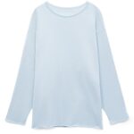 Лонгслив унисекс Siluetti Fuori, светло-голубой