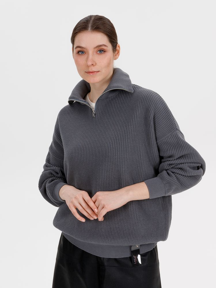 Джемпер Siluetti Birne, серый — изображение 6