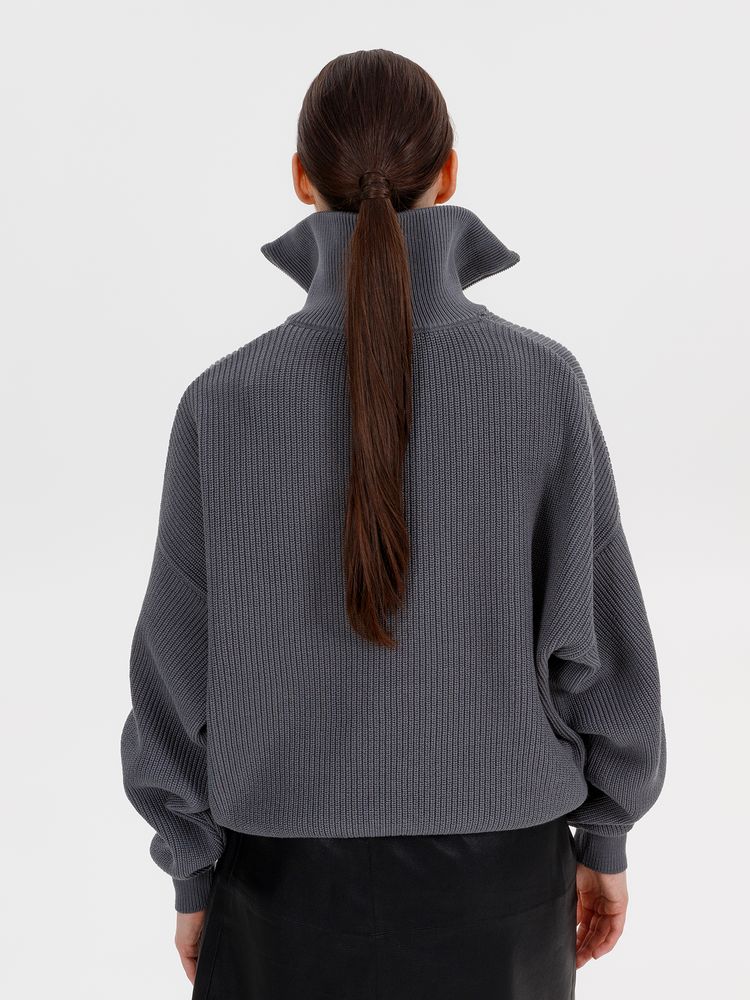 Джемпер Siluetti Birne, серый — изображение 7