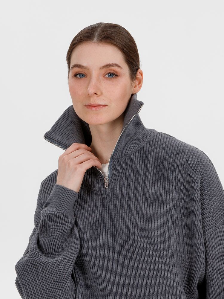 Джемпер Siluetti Birne, серый — изображение 4