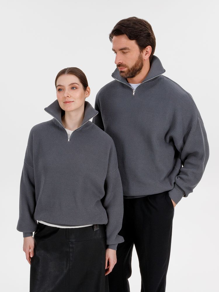 Джемпер Siluetti Birne, серый — изображение 13