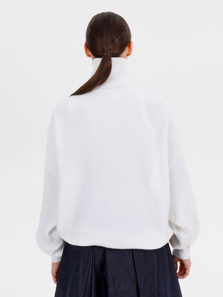 Джемпер Siluetti Birne, молочно-белый — изображение 6