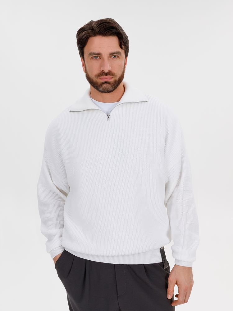 Джемпер Siluetti Birne, молочно-белый — изображение 10