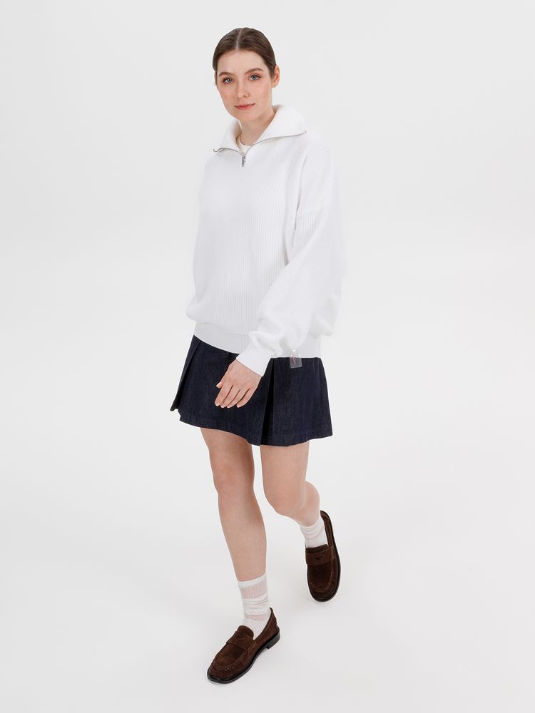 Джемпер Siluetti Birne, молочно-белый — изображение 8