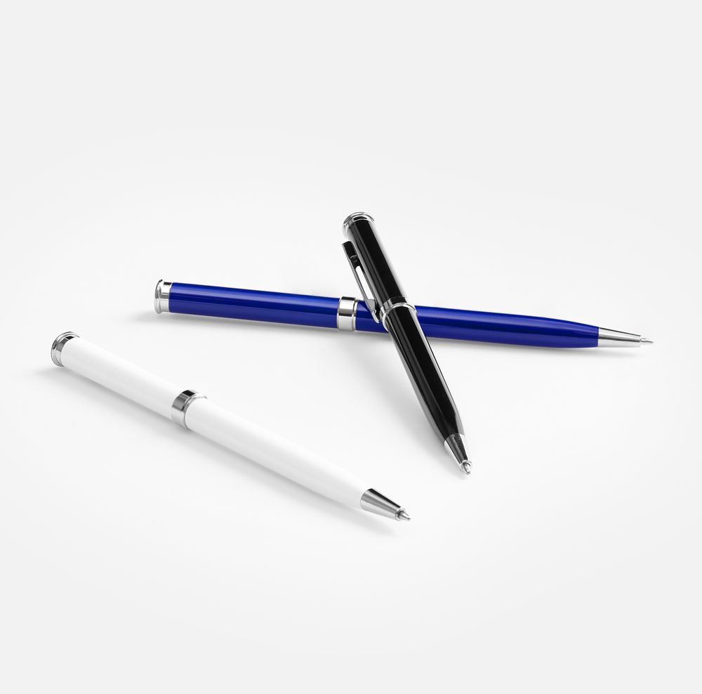 Ручка шариковая Finn Chrome, белая — изображение 5