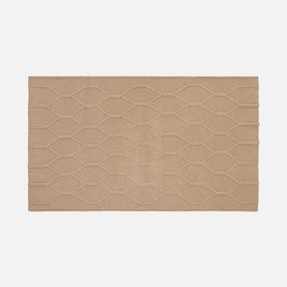 Плед Curve Verve, бежевый меланж — изображение 4