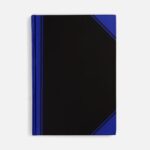 Блокнот Accenti, черный с синим