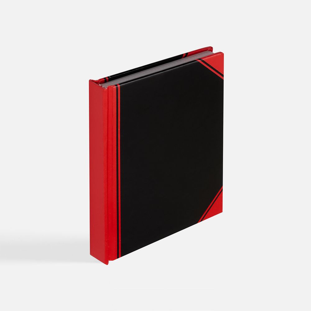 Блокнот Accenti Mini, черный с красным — изображение 2