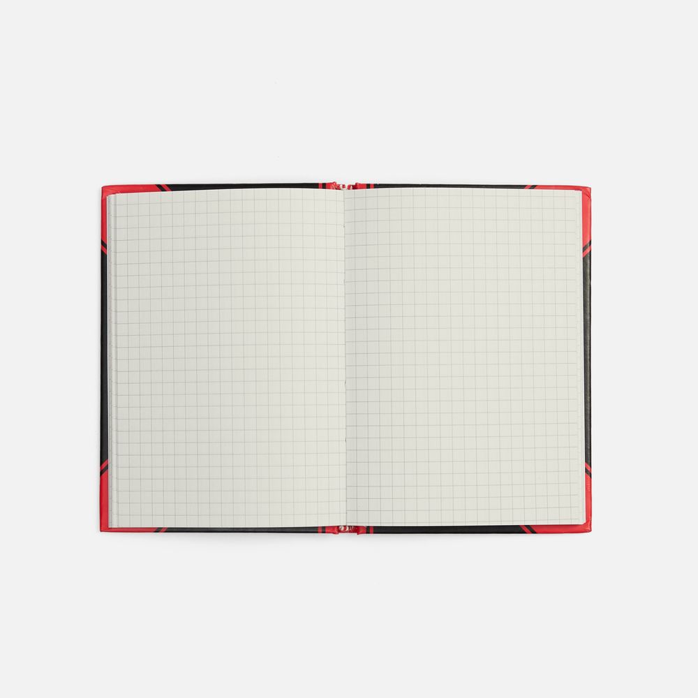 Блокнот Accenti Mini, черный с красным — изображение 3