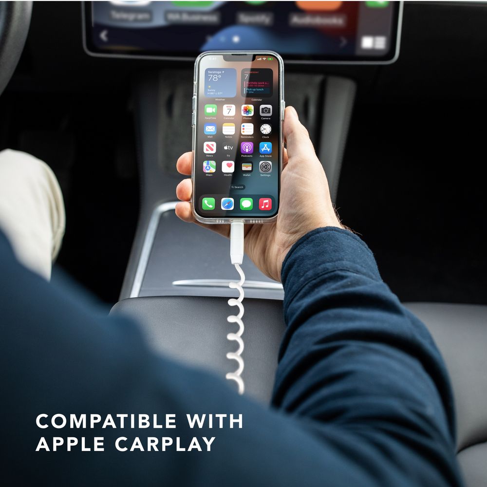 Кабель Vonmahlen Allroundo Eco для быстрой зарядки, белый — изображение 5