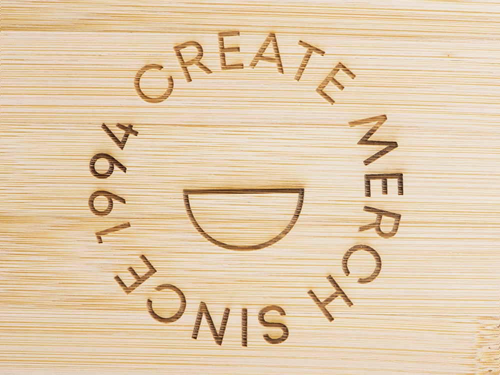 Ланчбокс Lunch с крышкой, бежевый (гравировка) — изображение 3