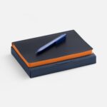 Набор Doppio, синий с оранжевым