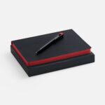 Набор Doppio, черный с красным