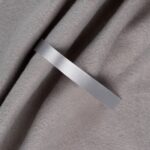 Лента сатиновая Satin 10 S, серая, 30 см