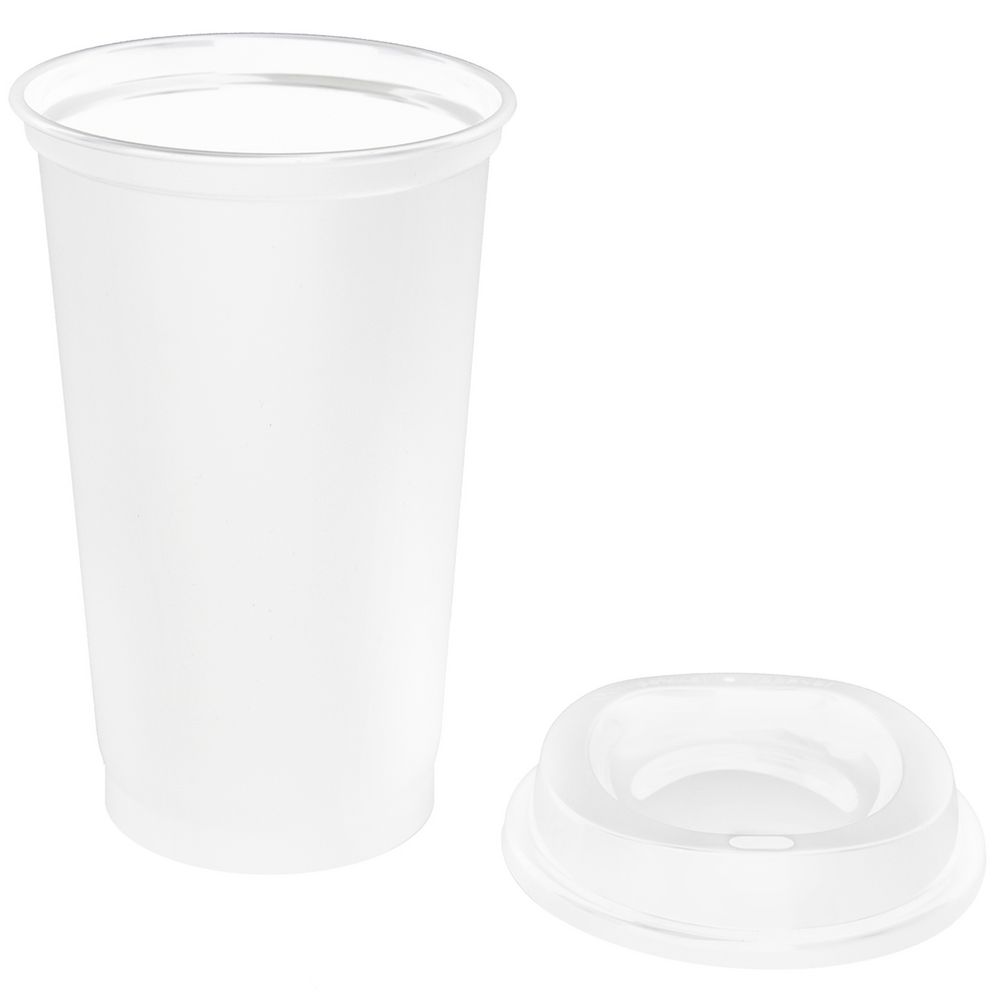 Стакан с крышкой Color Cap White, белый — изображение 2