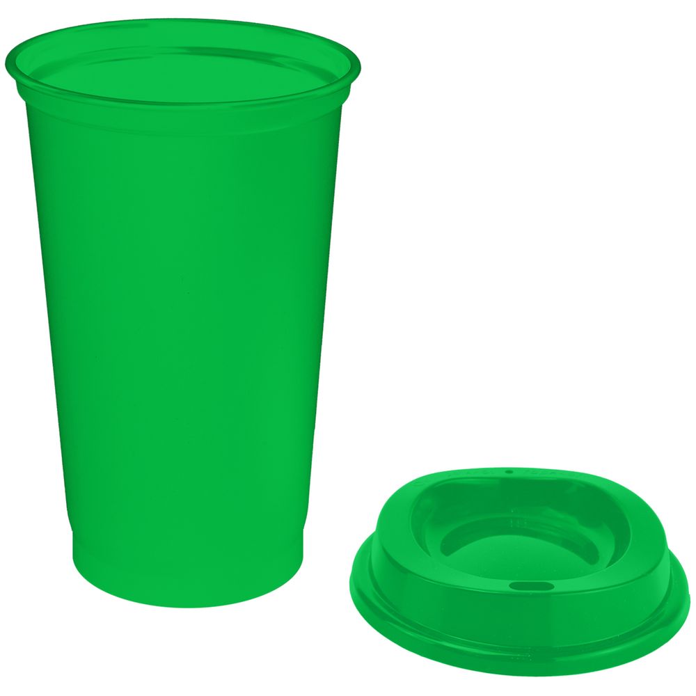 Стакан с крышкой Color Cap, зеленый — изображение 2