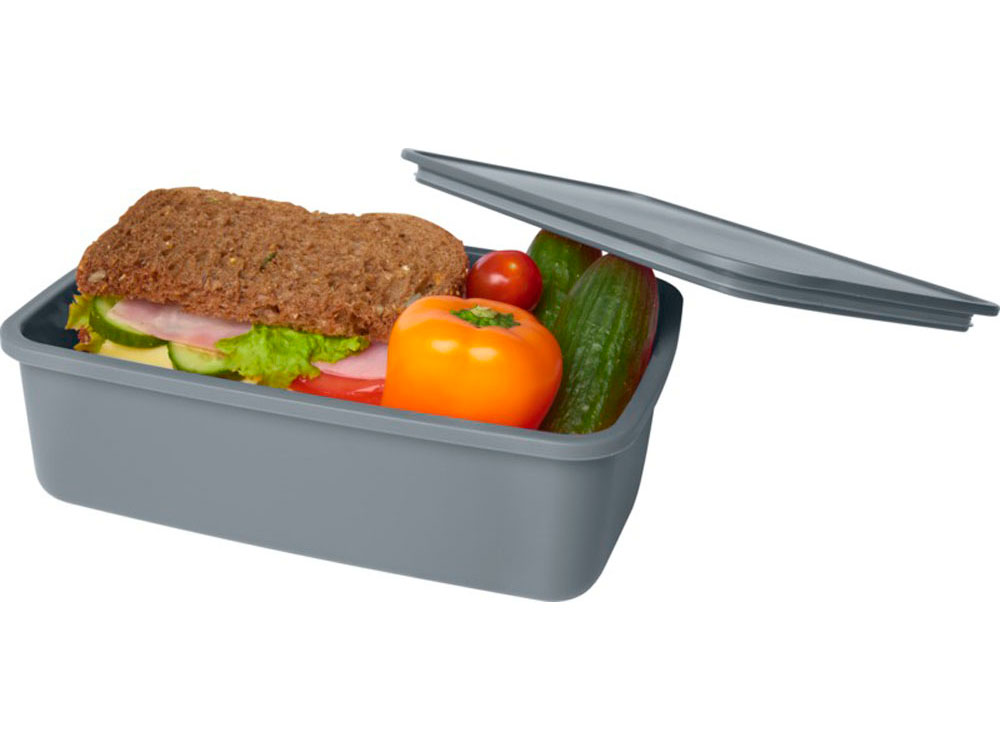 Dovi Контейнер для завтрака из переработанного пластика , серый — изображение 3