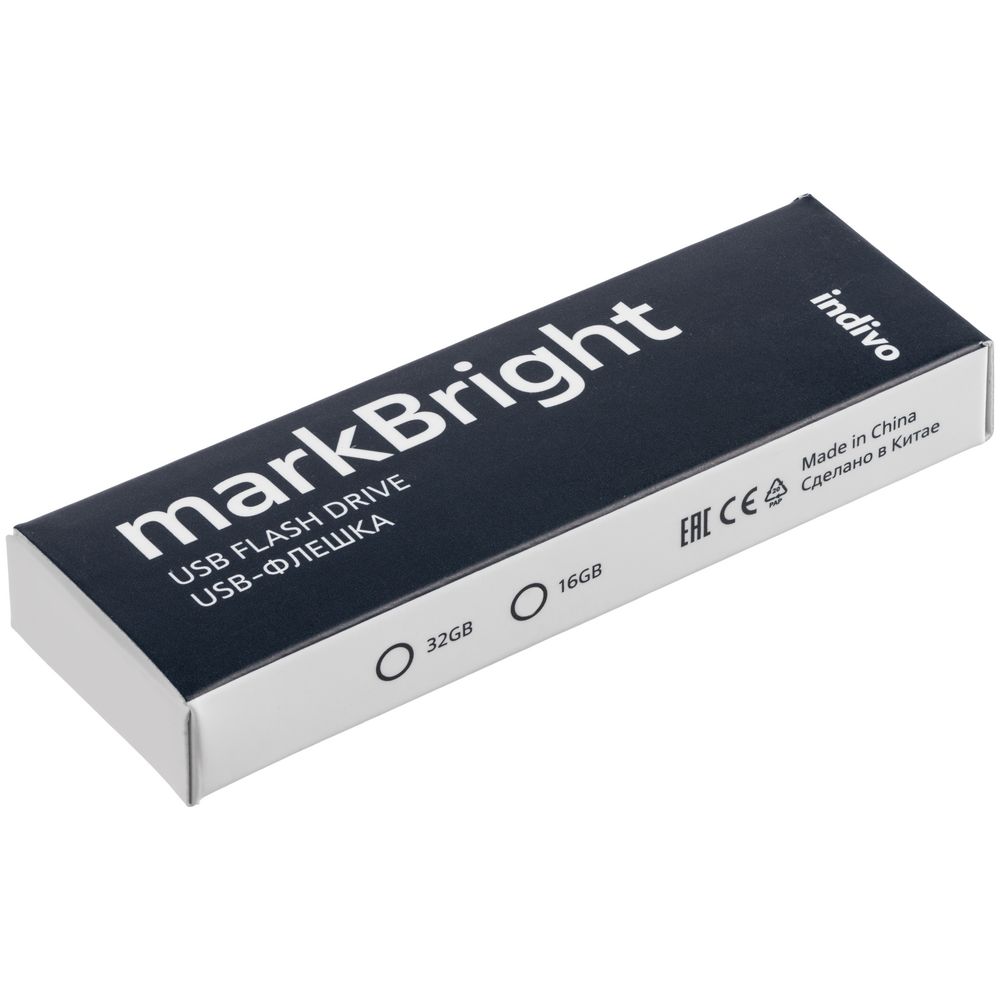 Флешка markBright с зеленой подсветкой, 32 Гб — изображение 7