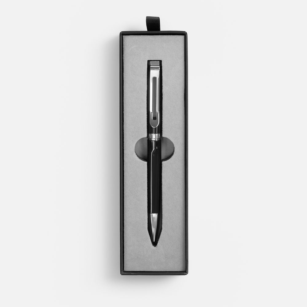 Ручка шариковая Phase, ver.2 в футляре, черная — изображение 2