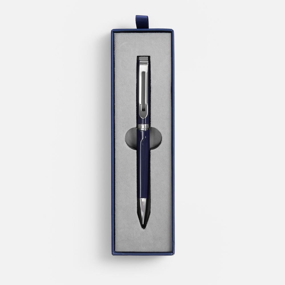 Ручка шариковая Phase, ver.2 в футляре, синяя — изображение 2