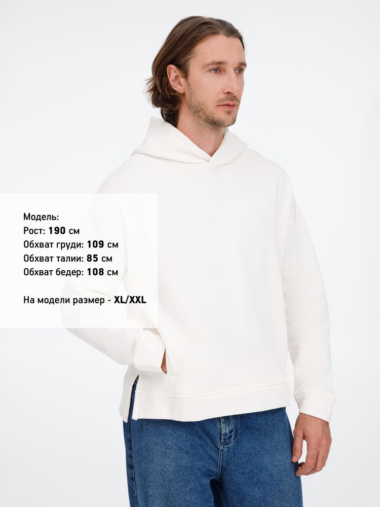 Худи оверсайз унисекс Tolla, молочное — изображение 2