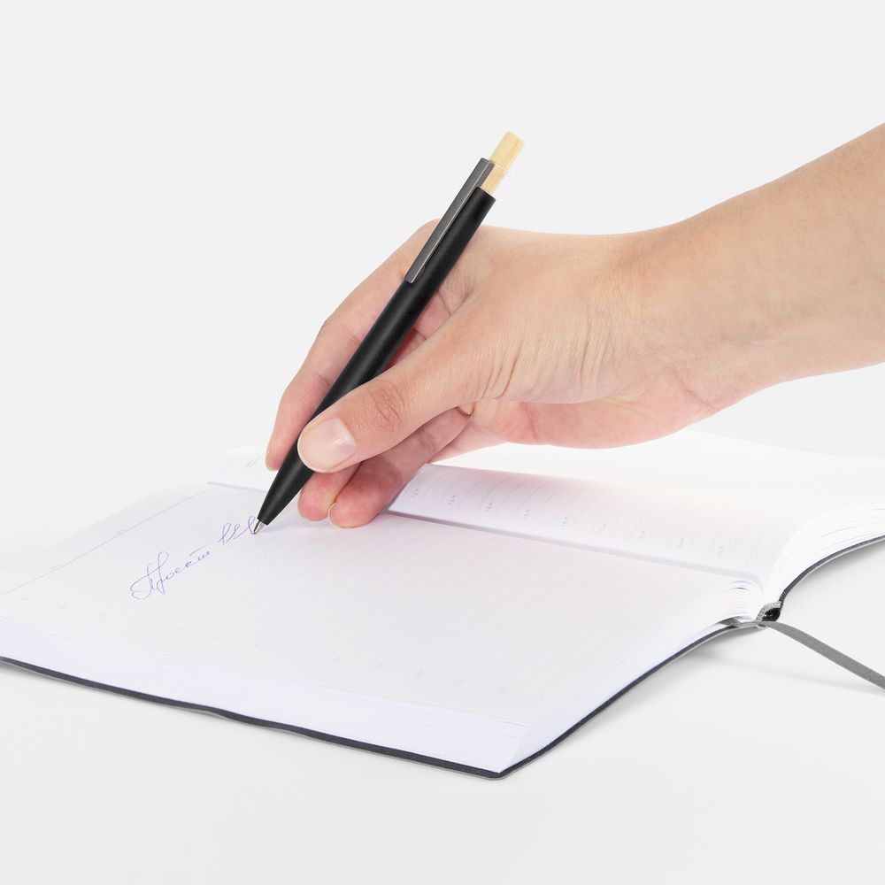 Ручка шариковая Bambink в подарочной упаковке, черная — изображение 6