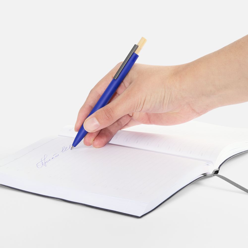 Ручка шариковая Bambink в подарочной упаковке, темно-синяя — изображение 6