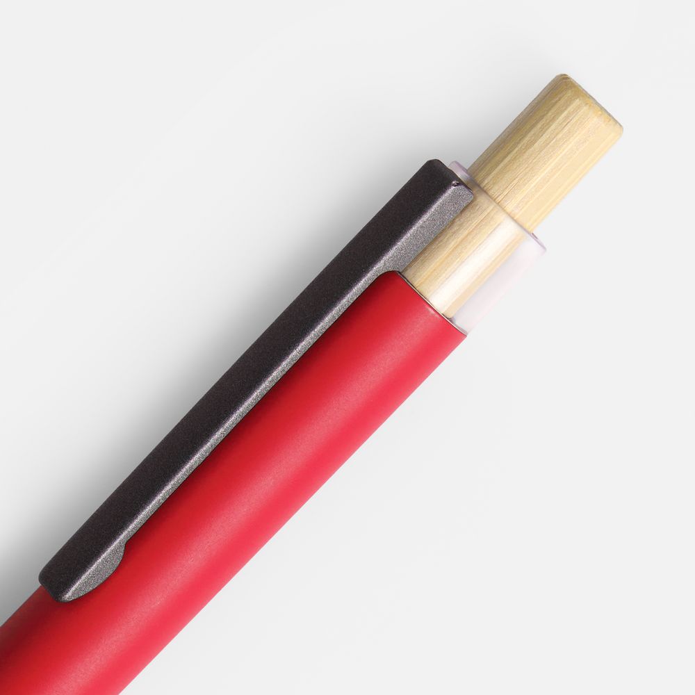 Ручка шариковая Bambink в подарочной упаковке, красная — изображение 4